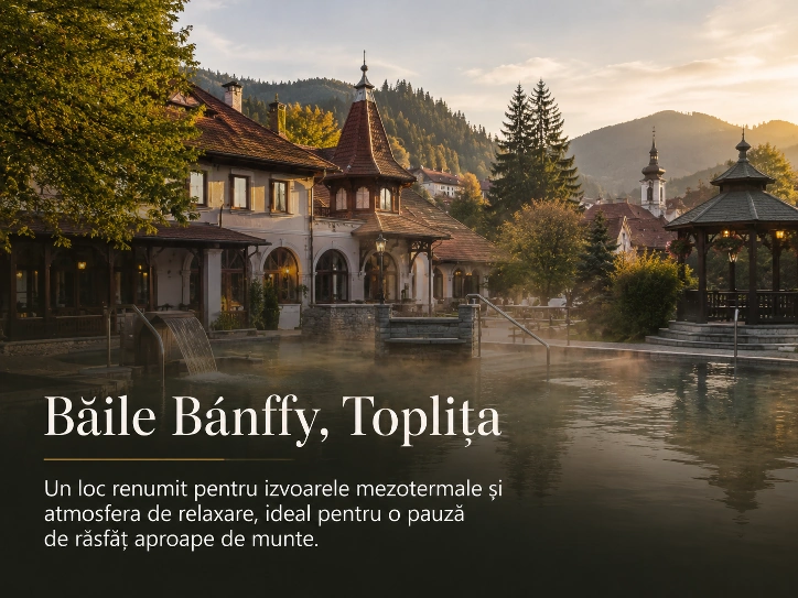 Băile Bánffy, Toplița — atracție turistică lângă Meștera 9
