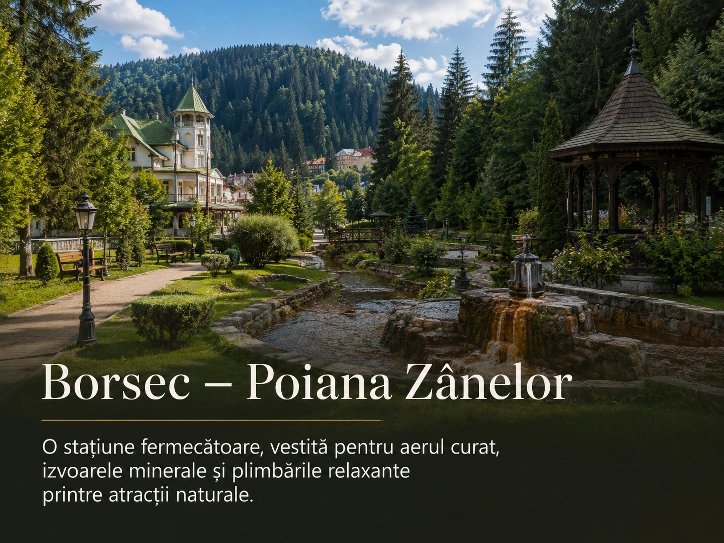 Borsec – Poiana Zânelor — atracție turistică lângă Meștera 9