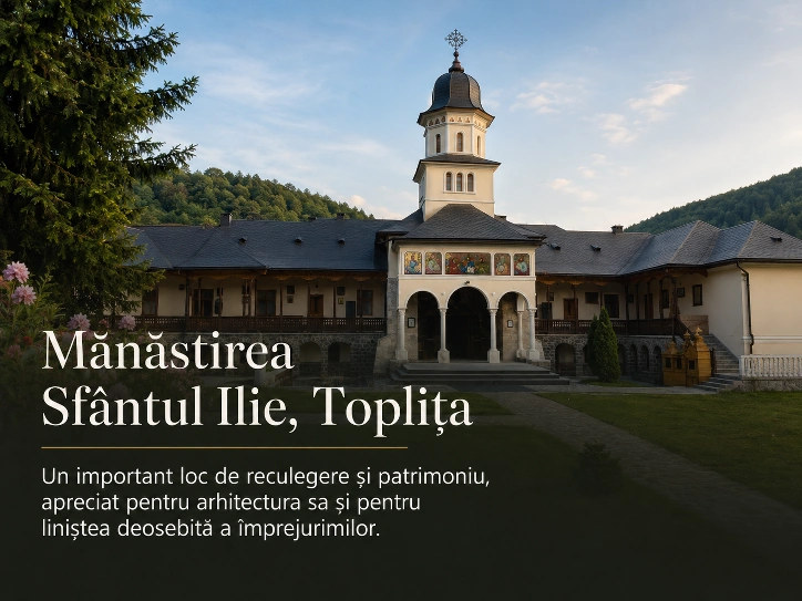 Mănăstirea Sfântul Ilie, Toplița — atracție turistică lângă Meștera 9