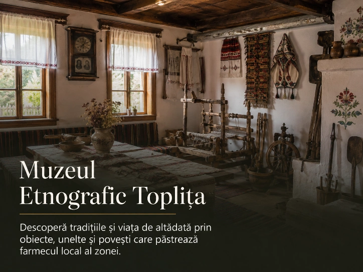 Muzeul Etnografic Toplița — atracție turistică lângă Meștera 9