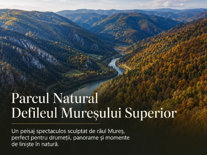 Parcul Natural Defileul Mureșului Superior — atracție turistică lângă Meștera 9