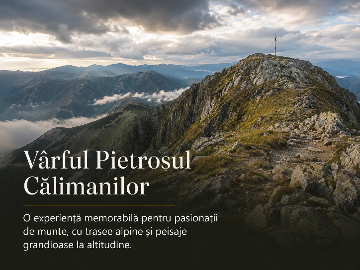 Vârful Pietrosul Călimanilor — atracție turistică lângă Meștera 9