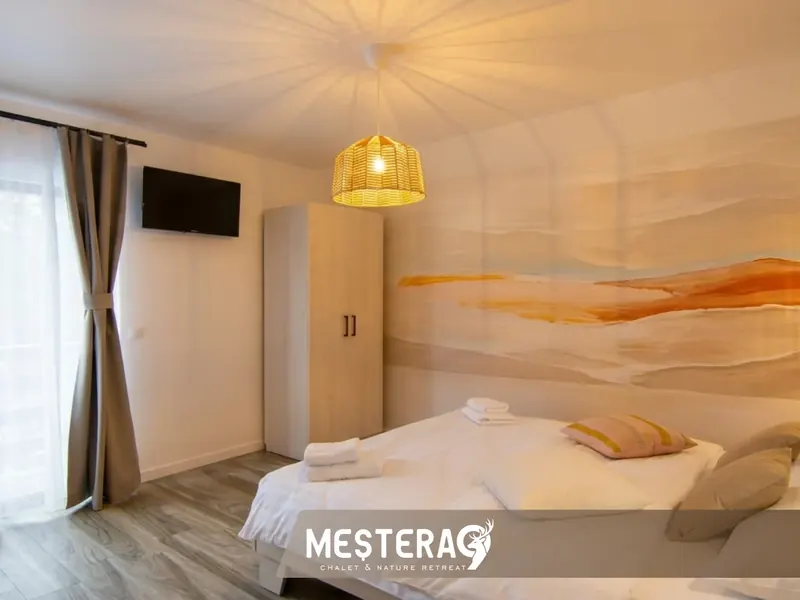 Cameră și baie la cabana Meștera 9 — fotografia 12